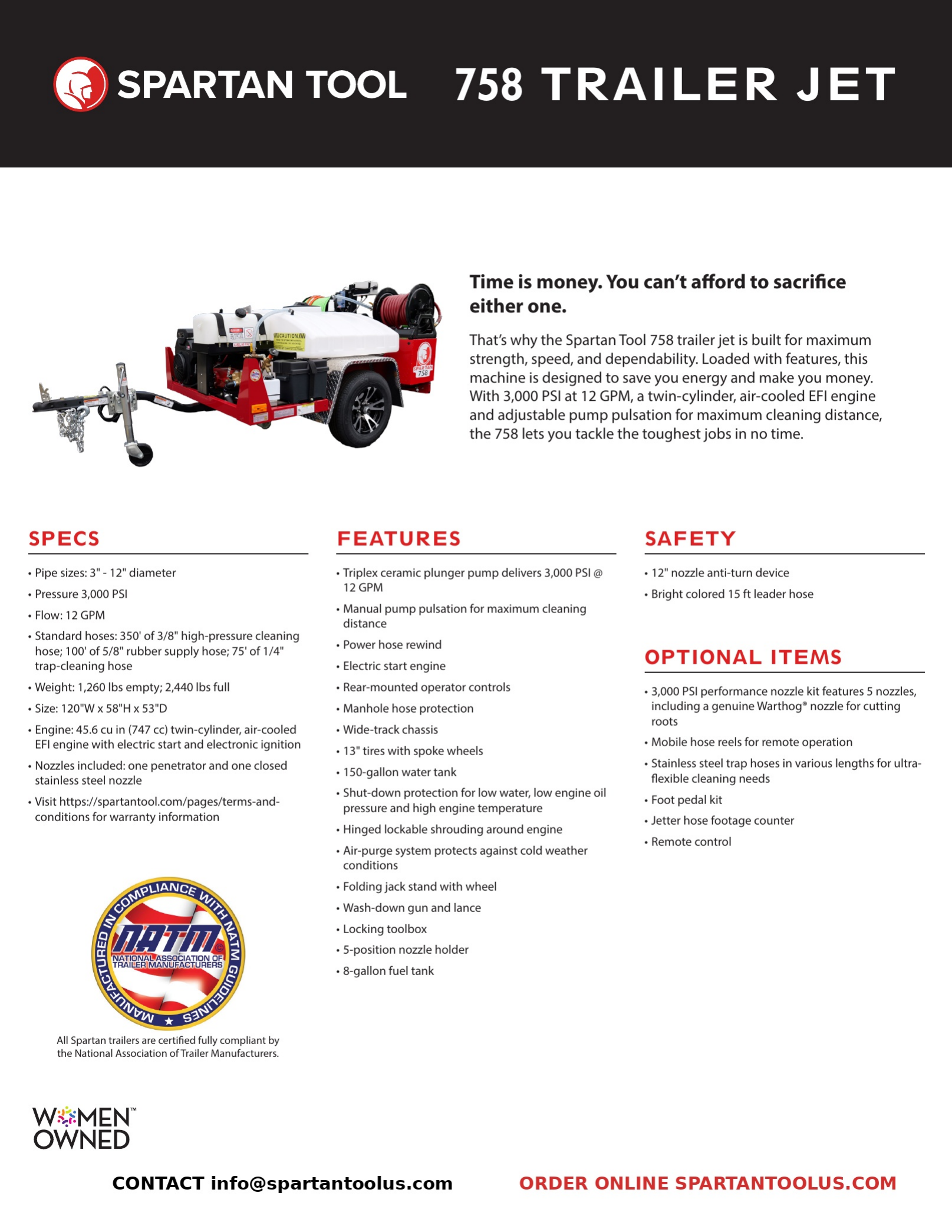 Model 758 product guide 1